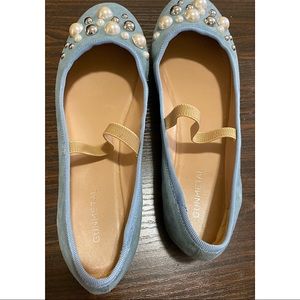 Gun Metal Ballet Flats